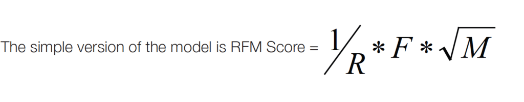 formule de la segmenation RFM