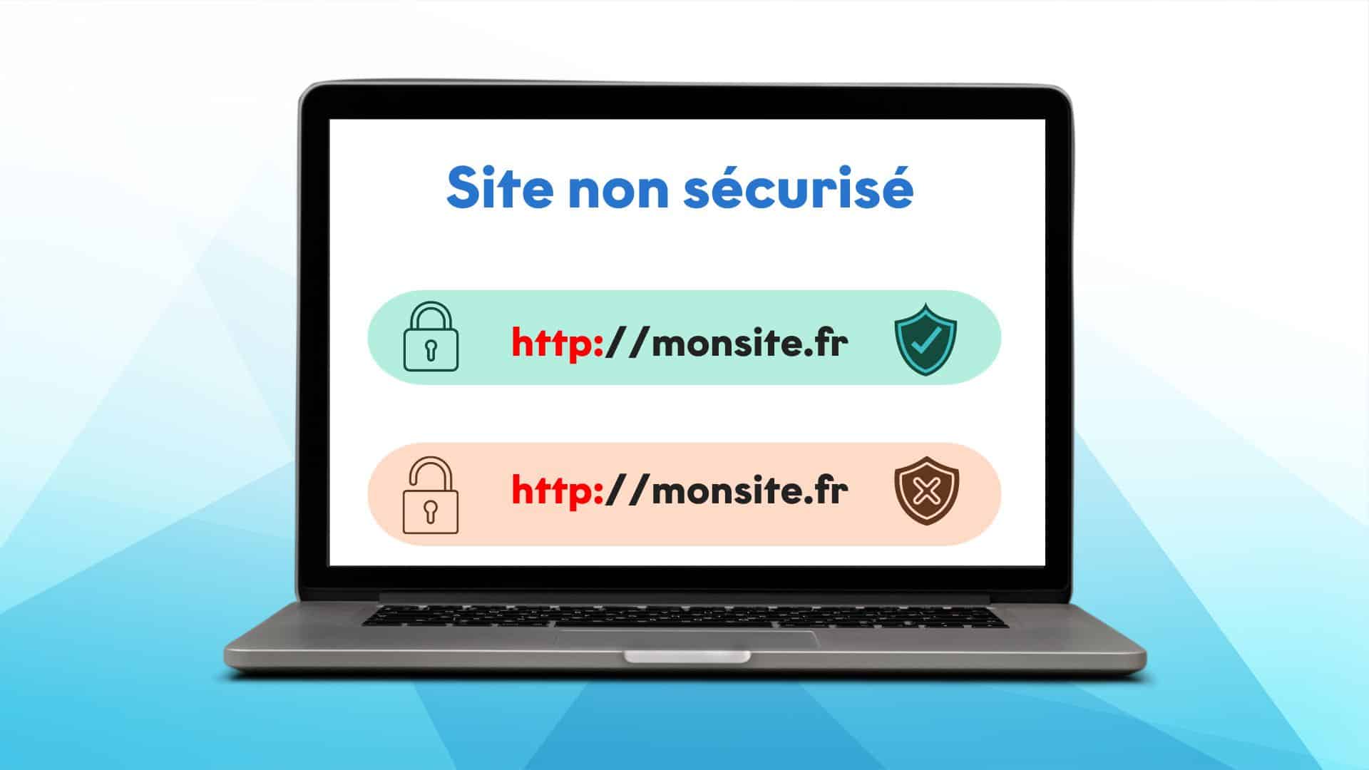 avertissement Site Non Sécurisé