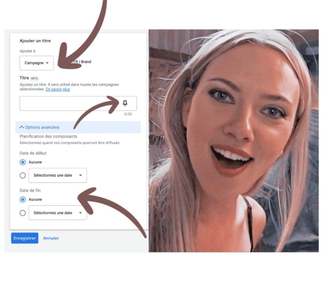 implementation Titres & Descriptions au niveau campagne sur Google Ads