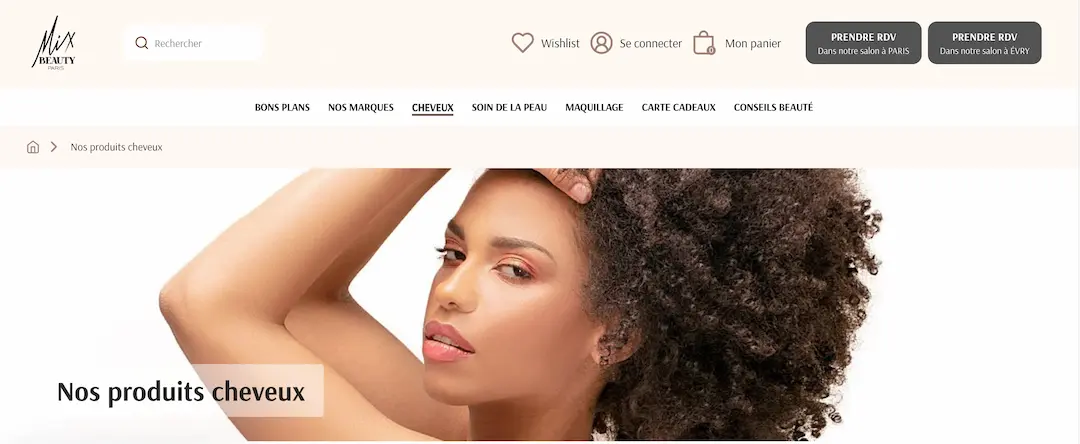 MixBeauty - e-commerce beauté Paris